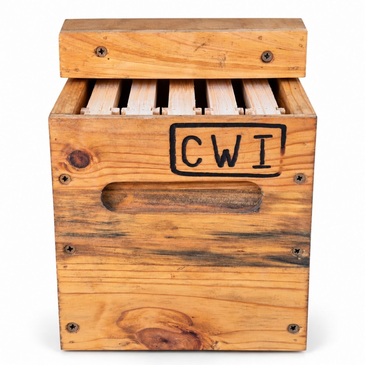 Catch box – assembled no wax (solid wood)