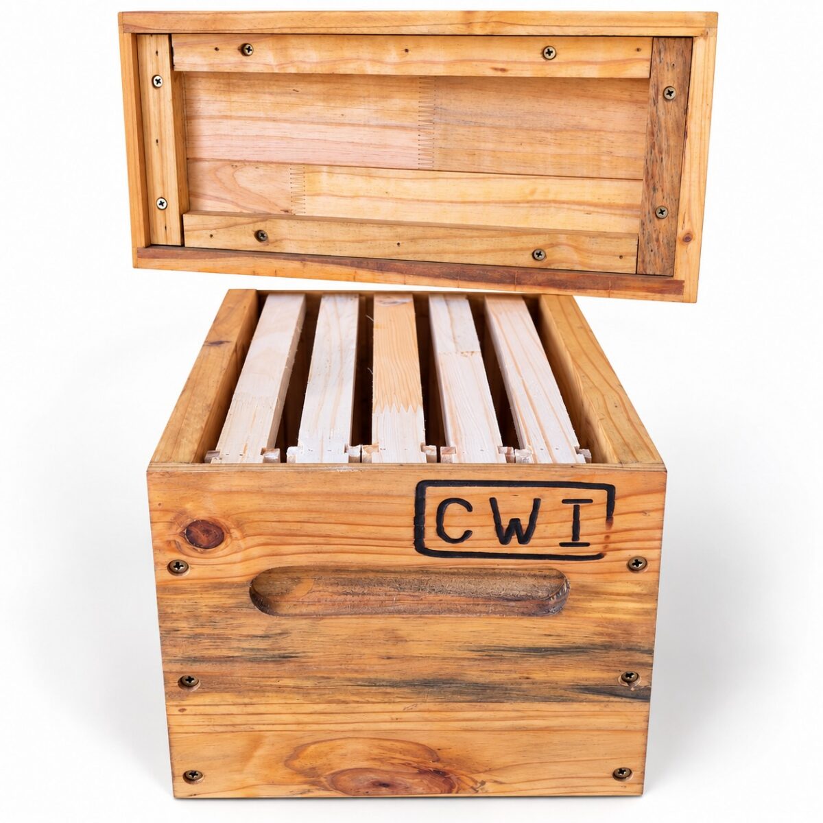 Catch box – assembled no wax (solid wood)
